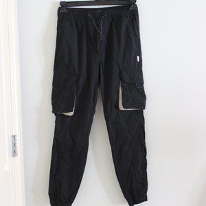 ASOS Jack & Jones Intelligence technical cargo pants in black